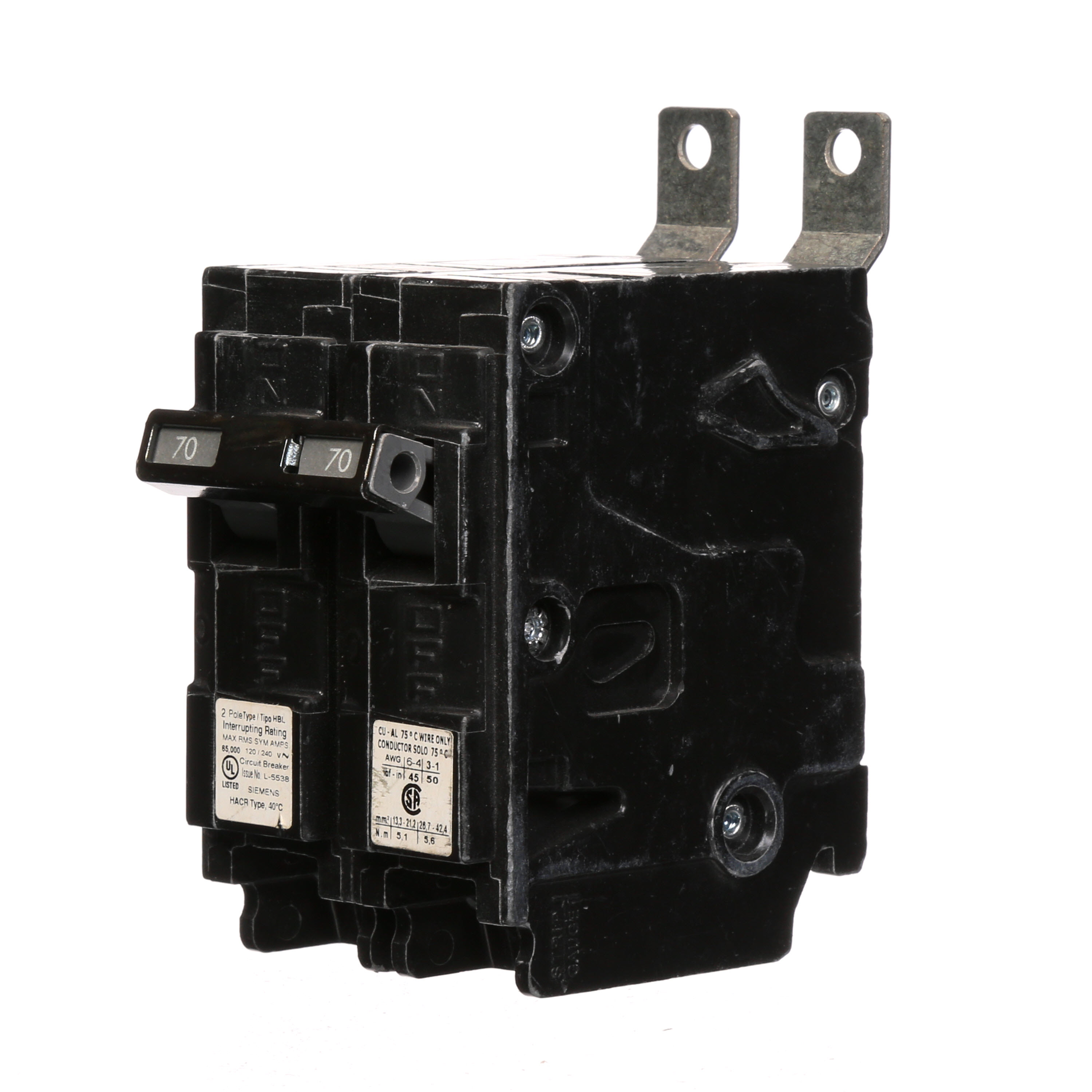 BREAKER 70A 2P 120/240V 65K HBL 65 KAIC
