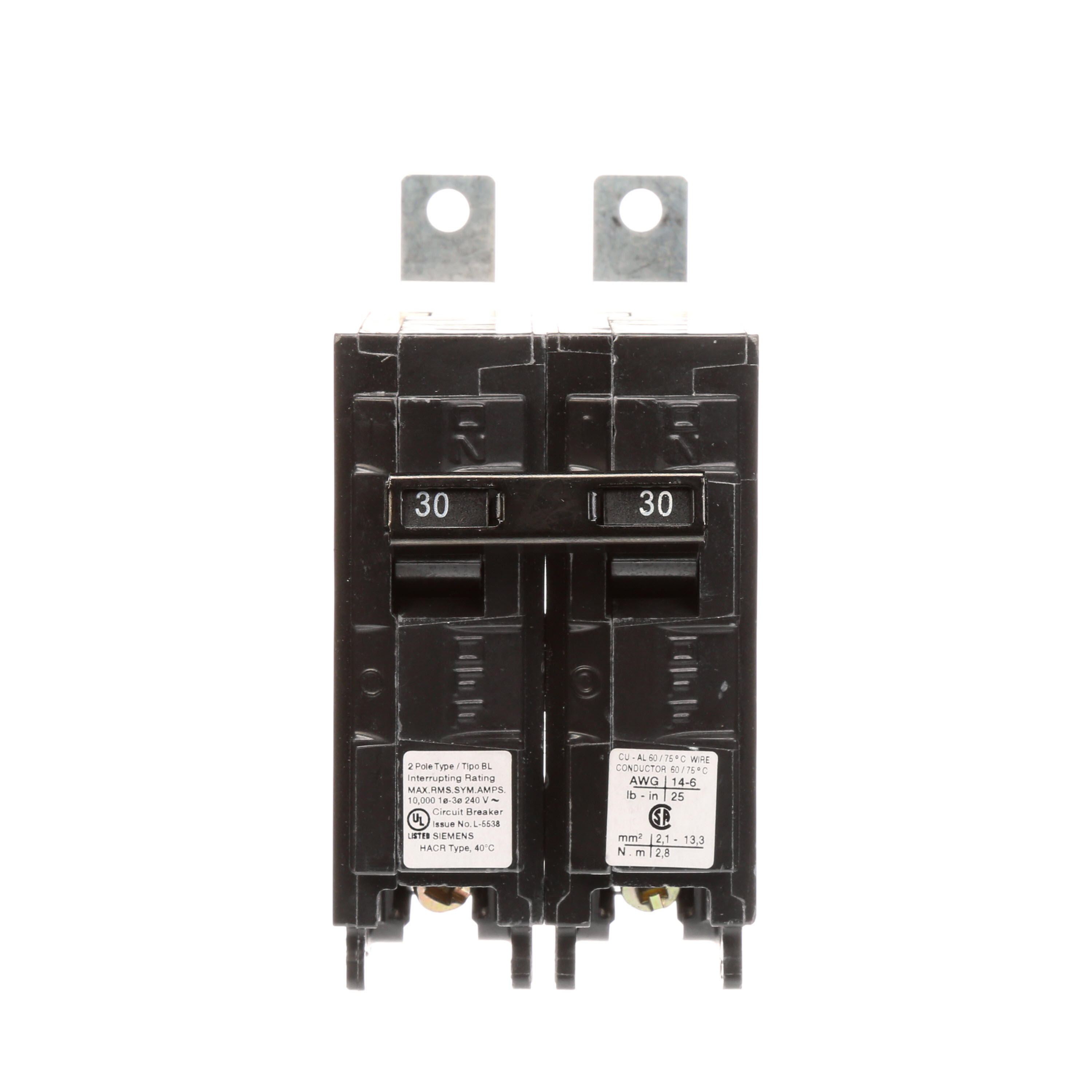BREAKER 30A 2P 240V 10K BL 10 KAIC, 240V, COMMON TRIP