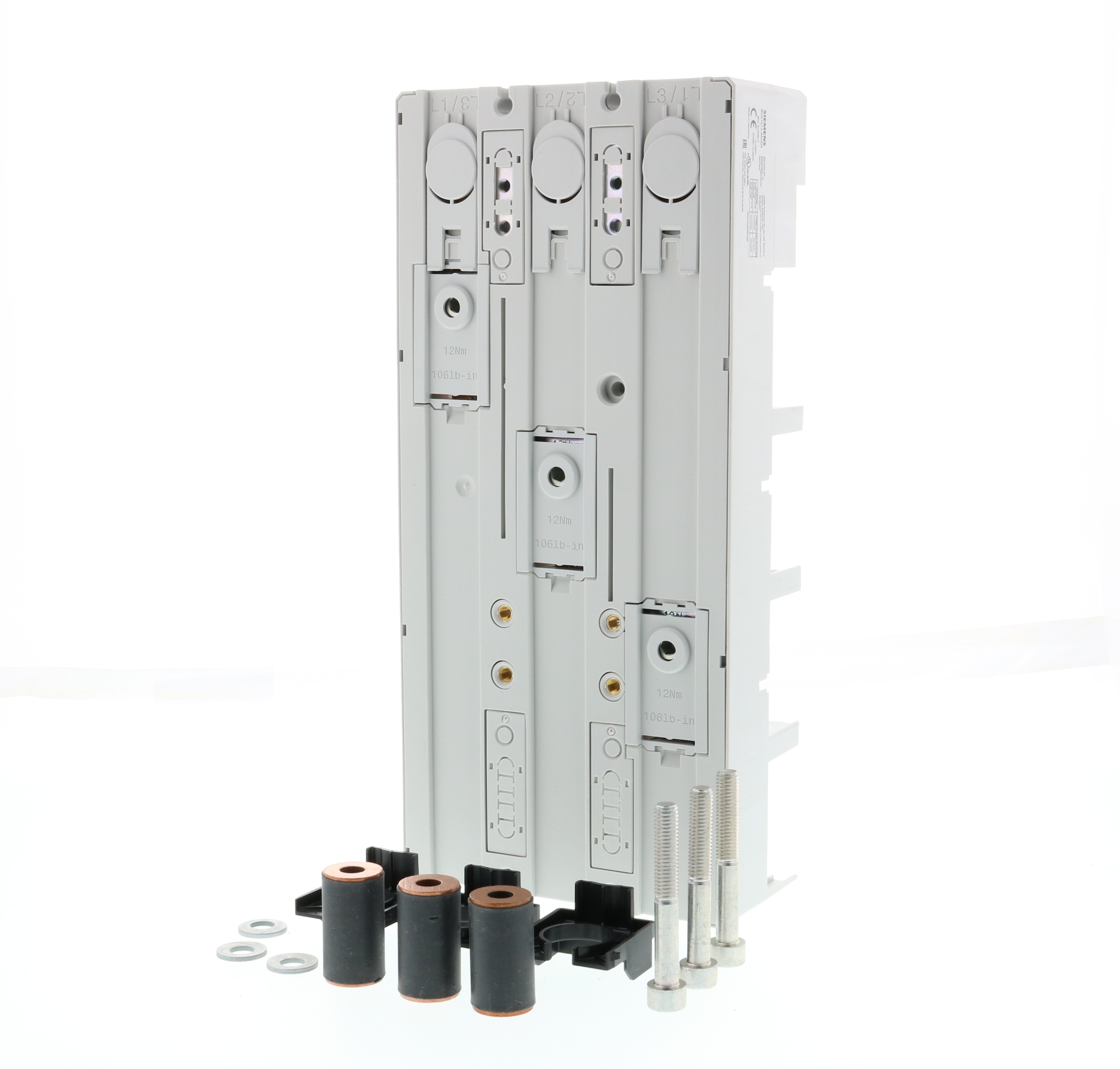 BREAKER 3VA Adapter for busbar system FOR 3VA63 at 400A and 3VA64 at 600A FOR 3POLE BREAKERS FOR USE WITH 60 MM BUSBAR