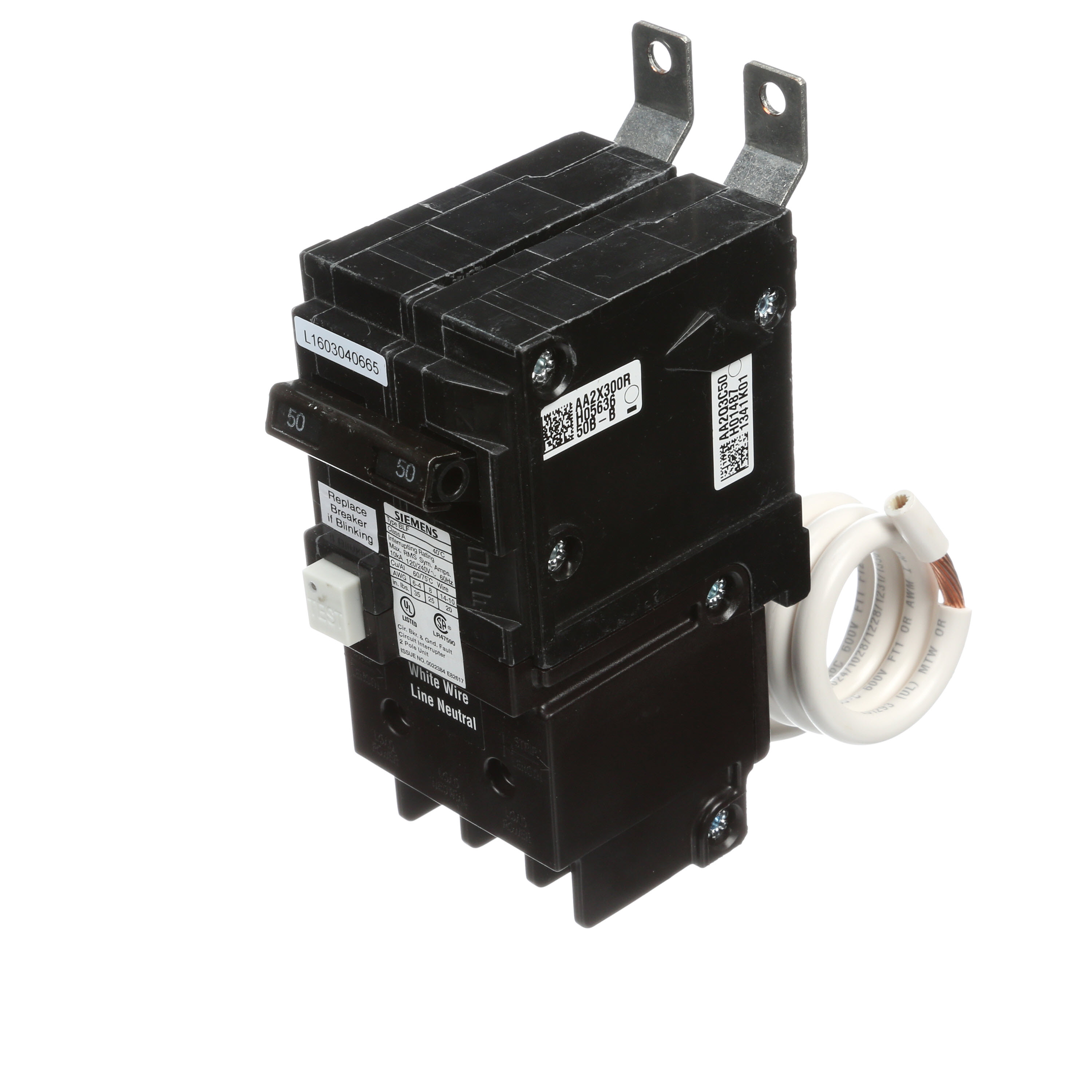 Product image for Siemens BF250A BLFB MCCB,2P,120/