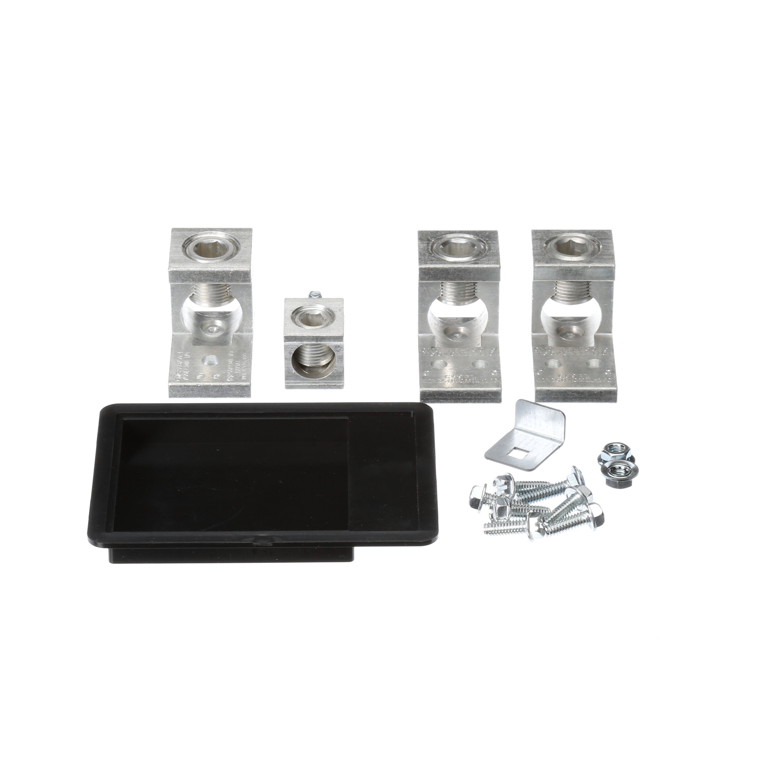 Aluminum (Main or Feed-Thru) Lug kit for revised P1 interior panelboard. Suitable for 1-Phase system rated (400A). Wire range one 1/0 - 750 kcmil (AL) or two 250 kcmil (CU/AL). Not suitable for use with Original P1 panels produced before January 2015.