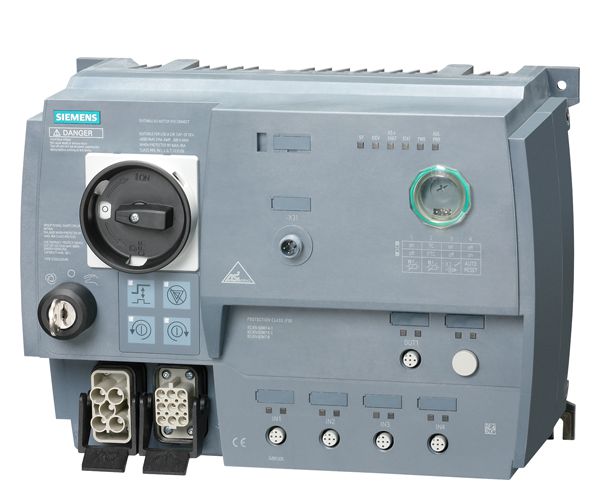 SIRIUS motor starter m200d as-i communication as-interface dol starter basic mechanical switching AC-3, 0.75KW / 400 v 0.15 a...2.00 a electronic overload protection thermistor thermoclick / ptc without brake contact 2di as-i + 2di / 1do on device han q4/2 - han q8/0 with manual on-site operation and key-operated switch