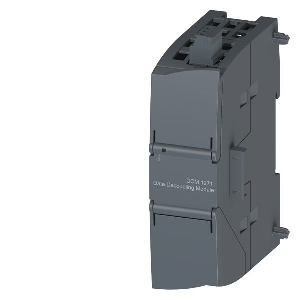 SIMATIC s7-1200, DCm 1271, data decoupling module, for as-i master cm 1243-2 inDC 24 v / 30 v out 1 x as-i, 4 a integr. overload protection, integr. earth fault detection, signaling contact