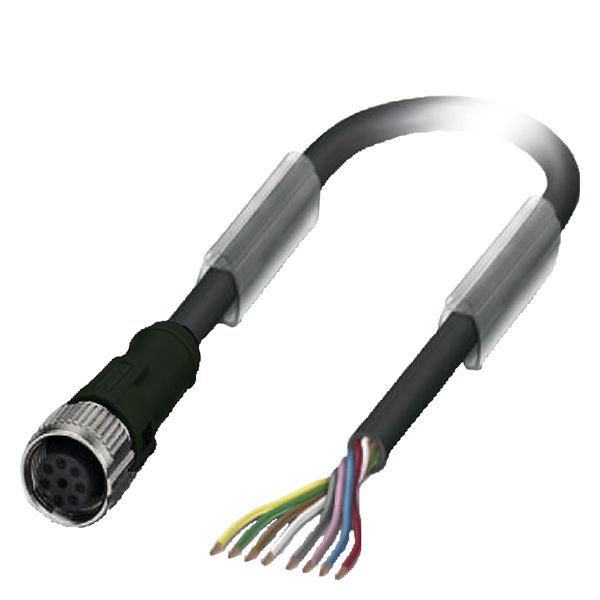 Cable, 8-pin, free cable end 5m long, for rfid safety switch 3se63, on straightsocket m12, for 2a and 30v
