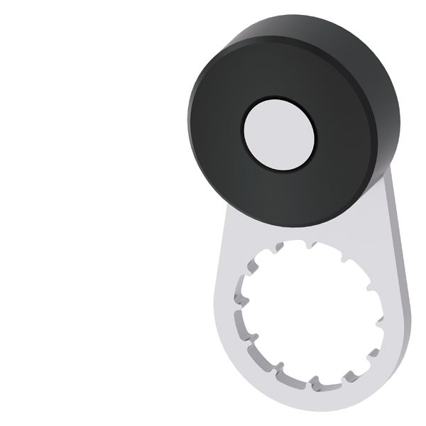 Twist lever for position switch 3SE52 metal lever, form a 21 mm long plastic roller 19 mm according to en 50047