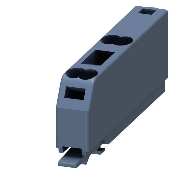 REMOVABLE TERMINAL 2-POLE, PUSH-IN TERMINALS UP TO 2X1.5 SQMM, FOR SIRIUS DEVICES IN INDUSTR. DIN RAIL ENCLOSURE