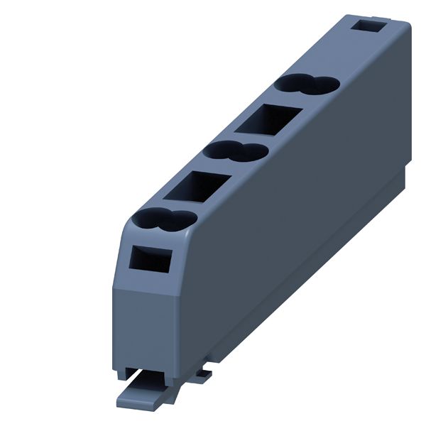 Removable terminal 3-pole, push-in terminals up to 2x1.5 sqmm, for SIRIUS devices in industr. din rail enclosure
