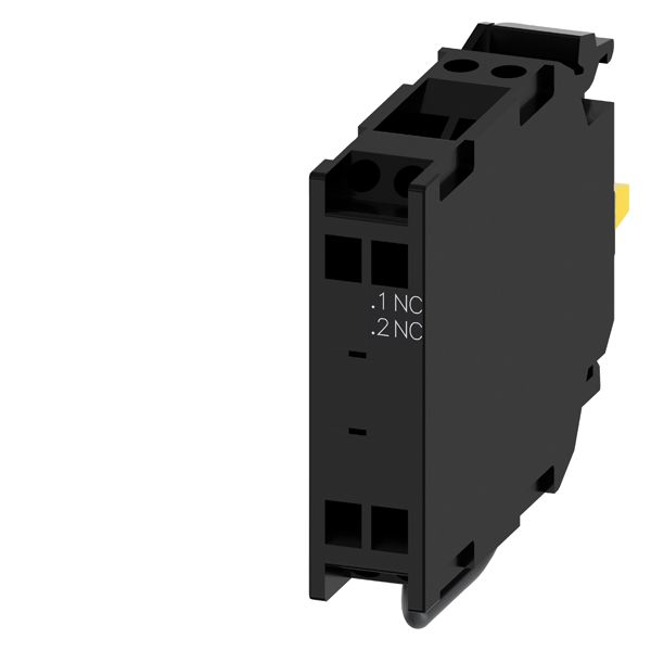 Contact module with 1 contact element, 1NC, installation monitoring con., spring-type terminal, for front plate mounting