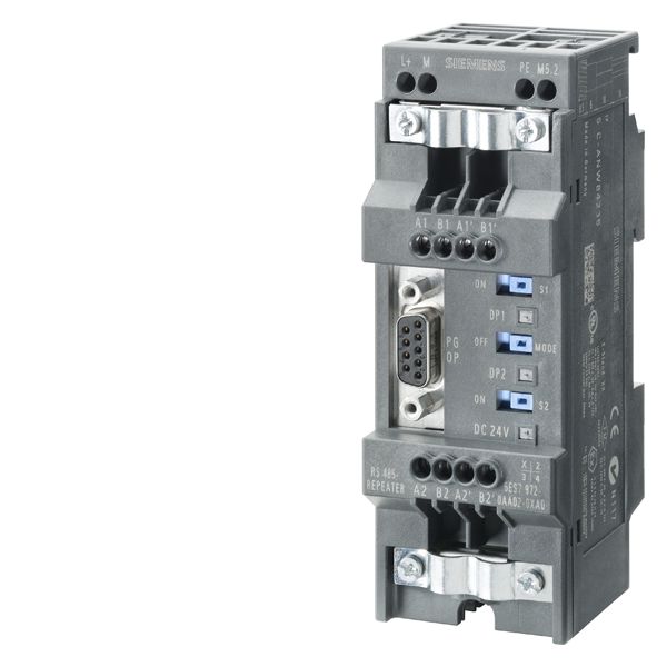 SIPLUS DP RS485 REPEATER -25 ... +70 DEGREES C WITH CONFORMAL COATING BASED ON 6ES7972-0AA02-0XA0 . FOR THE CONNECTION OF PROFIBUS/ MPI BUS SYSTEMS WITH MAX. 31 NODES MAX. 12 MBIT/S, DEGREE OF PRO- TECTION IP20
