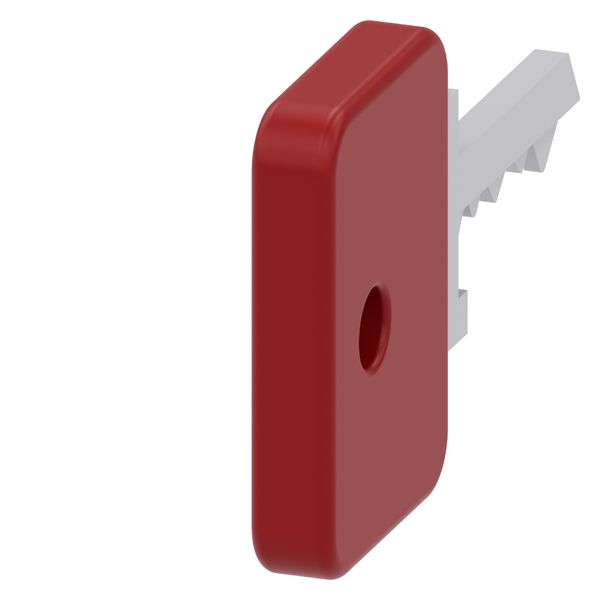 Key for o.m.r. lock, lock no. 73037, red