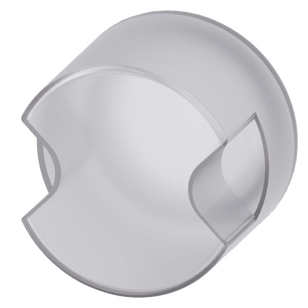 Protective silicone cap for short selector switch, clear