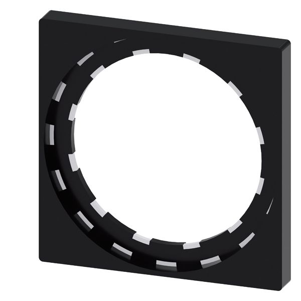 3SU19000AX100AA0 804766079184 Single frame for square design, black