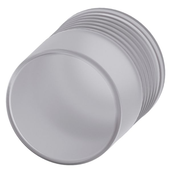 Protective silicone cap for em. stop mush. pushb., 40mm, clear