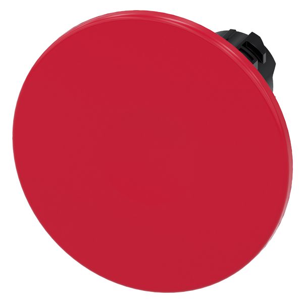 Mushroom pushbutton, 22mm, round, plastic, red, 60mm, momentary contact type