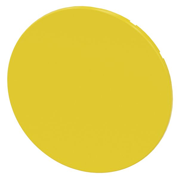 Flat button, yellow, for pushbutton