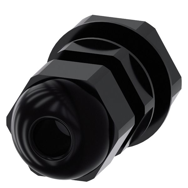 Metric cable gland m20 with hexagonal nut for enclosure