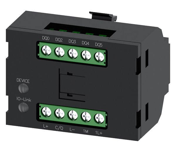 Electronic module for id key-operated switch, black, operating voltage 24V DC, io-link, screw terminal, for front plate mounting