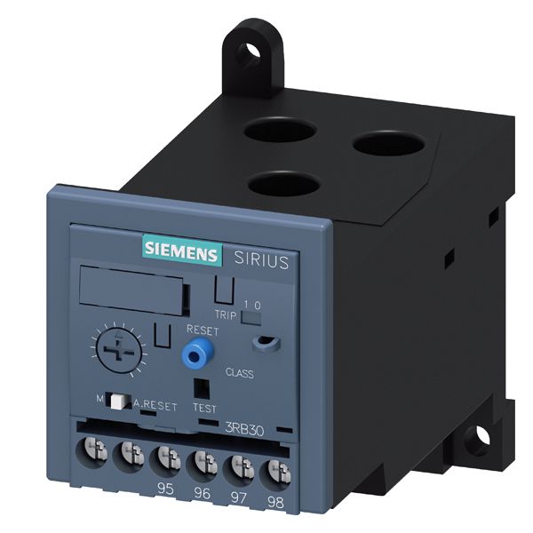 Overload relay 12.5...50 a for motor protection size s2, class 10e stand-alone installation main circuit str.-thr. transf. aux. circuit screw terminal manual-automatic-reset
