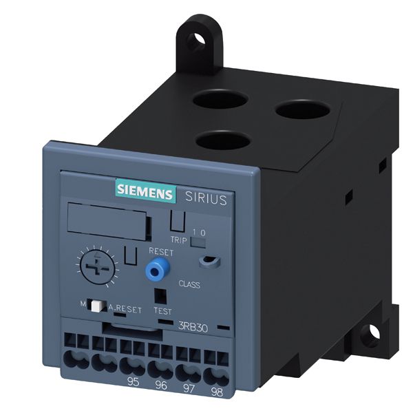 OVERLOAD RELAY 12.5...50 A FOR MOTOR PROTECTION SIZE S2, CLASS 10E STAND-ALONE INSTALLATION MAIN CIRCUIT STR.-THR. TRANSF. AUX. CIRCUIT SPRING-T. TERM. MANUAL-AUTOMATIC-RESET