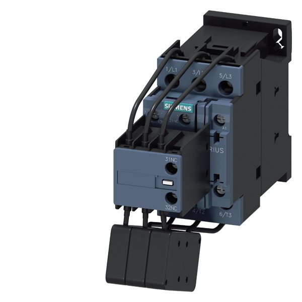 CONTACTOR, AC-6B,16.7KVAR/400V, 1NO+2NC, 24 V AC 50HZ 3-POLE, SIZE S0 SCREW TERMINAL