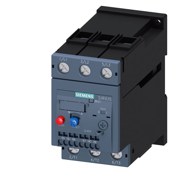 OVERLOAD RELAY 22...32 A FOR MOTOR PROTECTION SIZE S2, CLASS 10 STAND-ALONE INSTALLATION MAIN CIRCUIT SCREW TERMINAL AUX. CIRCUIT SPRING-T. TERM. MANUAL-AUTOMATIC-RESET.