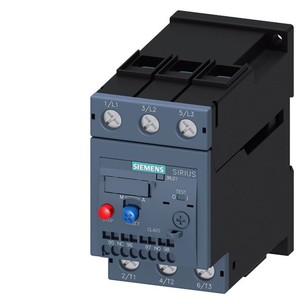 OVERLOAD RELAY 28...40 A FOR MOTOR PROTECTION SIZE S2, CLASS 10 STAND-ALONE INSTALLATION MAIN CIRCUIT SCREW TERMINAL AUX. CIRCUIT SPRING-T. TERM. MANUAL-AUTOMATIC-RESET.