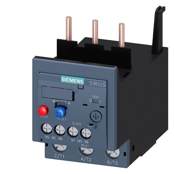 Overload relay 18...25 a for motor protection size s2, class 10 for mounting onto contactors main circuit screw terminal aux. circuit screw terminal manual-automatic-reset.