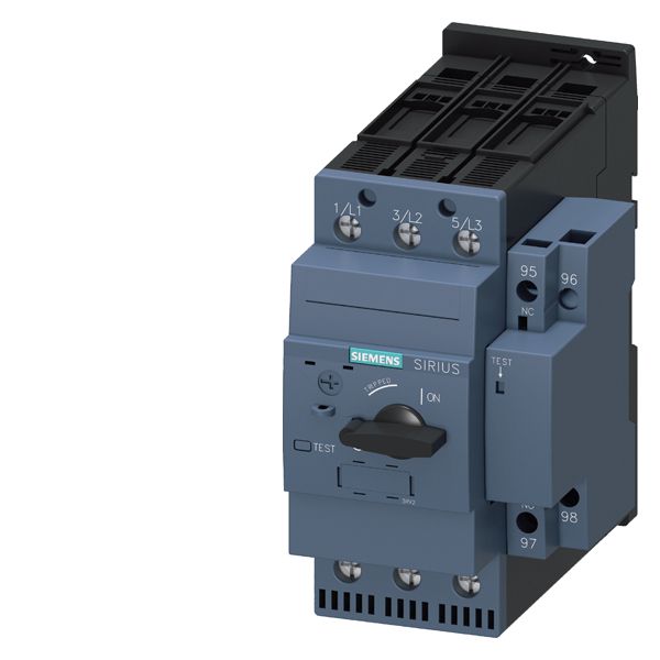 CIRCUIT BREAKER. SIZE S2. FOR MOTOR PROTECTION. CLASS 10. W. OVERLOAD RELAY FUNCTION A-RELEASE 49...59A. N-RELEASE 845A. STANDARD BREAKING CAPACITY