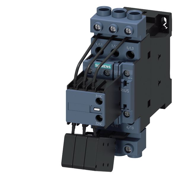 CONTACTOR, AC-6B, 33KVAR/400V, 1NO+2NC, AC(50-60HZ)/DC-ACTU. 200-280V AC/DC, 3-POLE, SIZE S0 SCREW TERMINAL