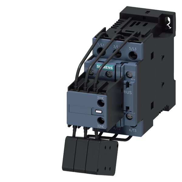 CONTACTOR, AC-6B, 20KVAR/400V, 1NO+2NC, 24 V DC, 3-POLE, SIZE S0 SCREW TERMINAL