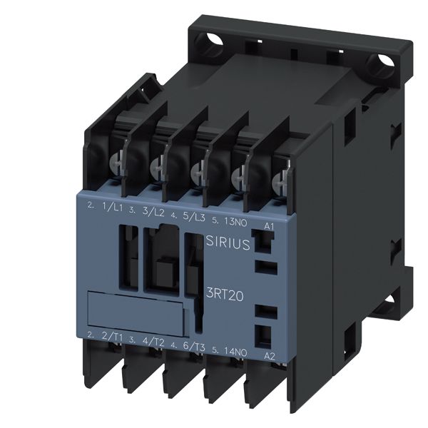 CONTACTOR, AC-3, 5.5KW/400V, 1NO, AC110V 50HZ, 120V 60HZ 3-POLE, SZ S00 RING CABLE LUG CONNECTION