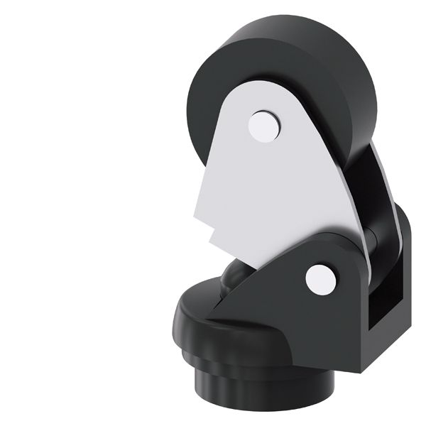 Actuator head for position switch 3SE51 roller lever metal lever with plastic roller 22 mm functional at -40 c