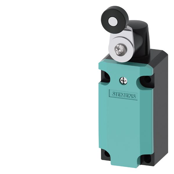 Position switch plastic enclosure 40 mm twist lever, according to en 50041 device connection 1 x (m20 x 1.5) 1 no/1 nc quick action contacts rotary actuator right/left adjustable, metal lever 27 mm long and plastic roller 19 mm