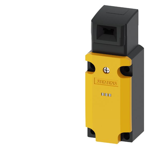 SAFETY POS. SWITCH W. SEPARATE ACTUATOR. PLASTIC ENCLOSURE. 40MM 1X(M20X1.5) SLOW-ACTION CONTACTS 1NO+2NC. W/2 LEDS YELLOW/GREEN 24V DC. 5 DIRECTIONS OF APPROACH. THE MATCHING SEPARATE ACTUATOR 3SE5000-0AV0. MUST BE ORDERED SEPARATELY