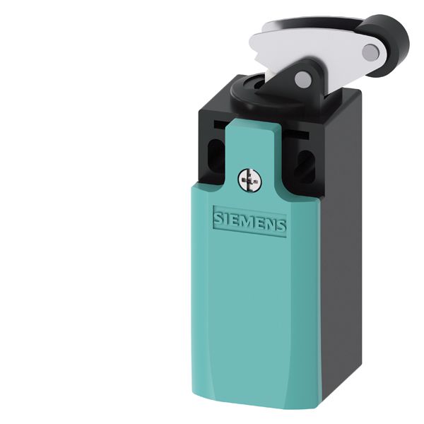 Position switch Metal enclosure according to EN 50047, 31 mm Device connection 1 x (M20 x 1.5) 1 NO/2 NC slow-action contacts Angular roller lever with plasticroller 13 mm