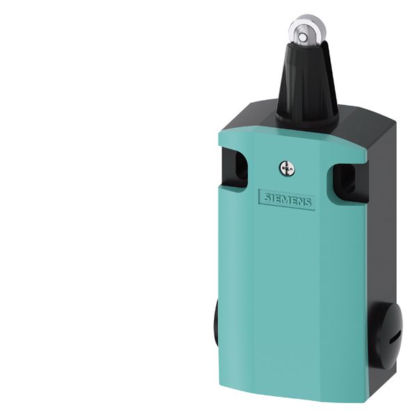 Position switch position switch 3SE5162 metal enclosure xl, 56 mm wide with roller plunger, made of stainless steel roller 13 mm device connection 3 x (m20 x 1.5) 2 x (1 no/1 nc) slow-action contacts ip66/IP67