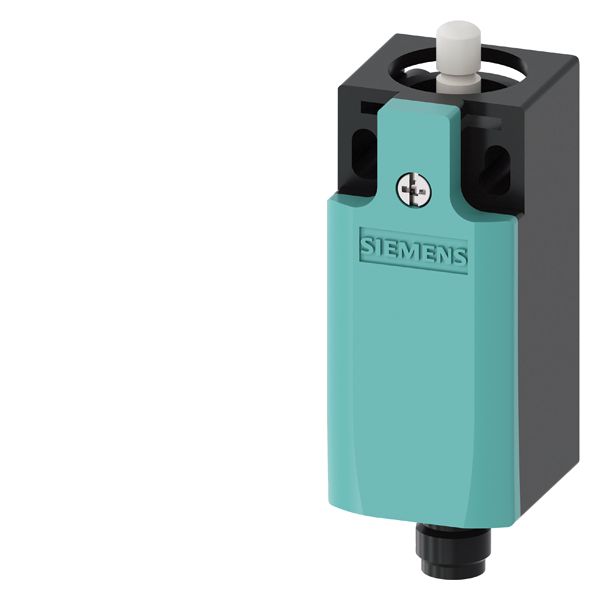 Position switch Metal enclosure according to EN 50047, 31 mm Device connection 1 x (M20 x 1.5) 1 NO/2 NC quick action contacts with M12 connector, 5-pole 2 NC connected Pin assignment Pin1=21, Pin2=22 Pin3=31, Pin4=32, Pin5=PE max. 250 V and 4 A with plu