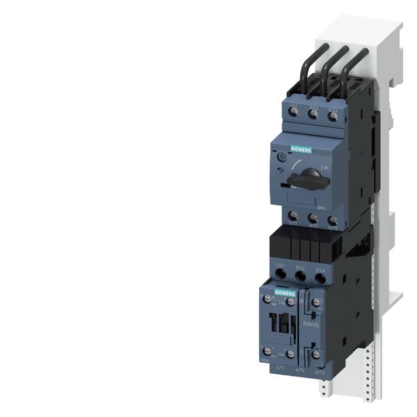 Load feeder fuseless direct start, AC 400V, sz s0, 20. . .25a, DC 24v screw connection for busbar systems 60mm type of coordination 2, iq = 150ka (also fulfills type of coordination 1) 1NO+1NC (contactor)
