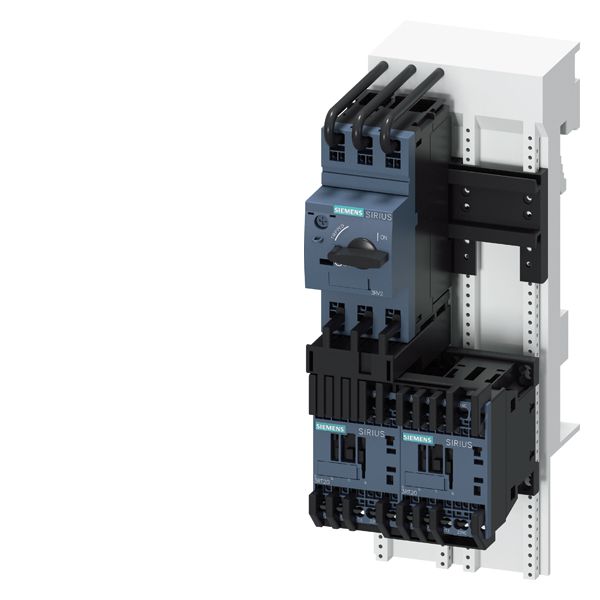 LOAD FEEDER FUSELESS REVERSING DUTY, AC 400V, SZ S00, 0.55...0.8A, AC 230V SPRING-LOADED CONNECTION FOR BUSBAR SYSTEMS 60MM TYPE OF COORDINATION 2, IQ = 150KA (ALSO FULFILLS TYPE OF COORDINATION 1) 1NC (CONTACTOR)