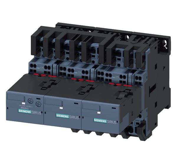 STAR-DELTA COMB. AC3, 15/18.5KW/400V AC230V, 50/60HZ, 3-POLE SZ S0, SPRING-LOADED TERMINAL ELECTR. AND MECH. INTERLOCK 3NO+3NC INTEGR.