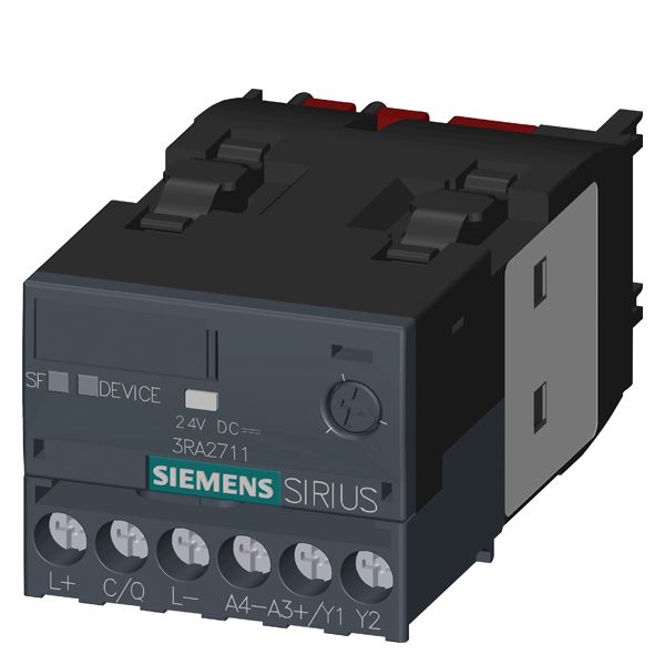 BASIC MODULE FOR IO-LINK, STAR-DELTA START, SCREW CONNECTION, MOUNTED ON CONTACTORS 3RT2 S00/ S0 COMM. CAPABLE CONTACTOR REQUIRED