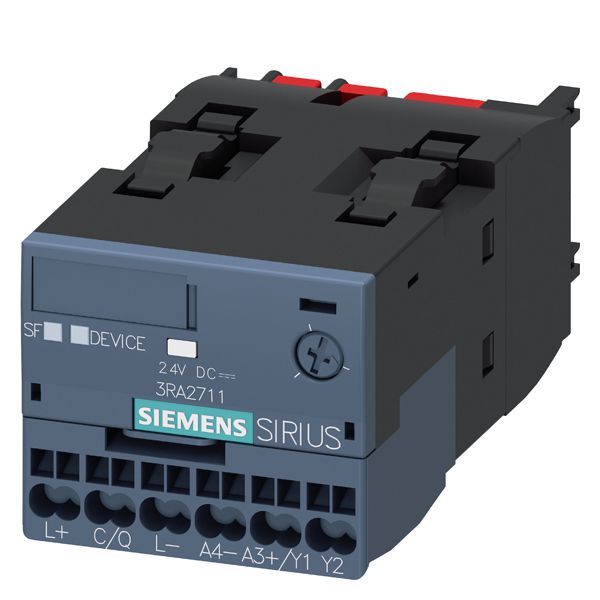 BASIC MODULE FOR IO-LINK, STAR-DELTA START, SPRING-LOADED CONNECTION, MOUNTED ON CONTACTORS 3RT2 S00/ S0 COMM. CAPABLE CONTACTOR REQUIRED