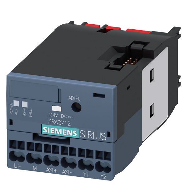 BASIC MODULE FOR AS-I, REVERSING START, SPRING-LOADED CONNECTION, MOUNTED ON CONTACTORS 3RT2 S00/ S0 COMM. CAPABLE CONTACTOR REQUIRED