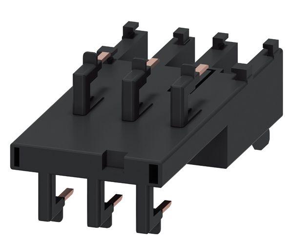 Link module, electrical and mechanical, for 3RV2011 and 3RW3.1, spring-loaded terminals