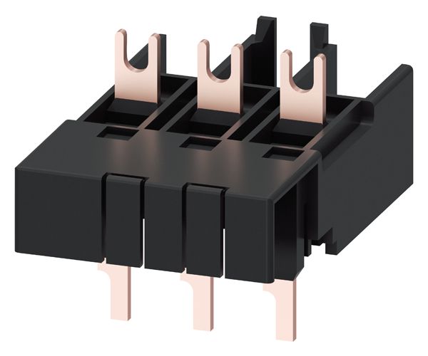 Link module, screw electrical and mechanical, for 3RV2.21 and 3rt2.2., AC operation (multi-unit packag.)