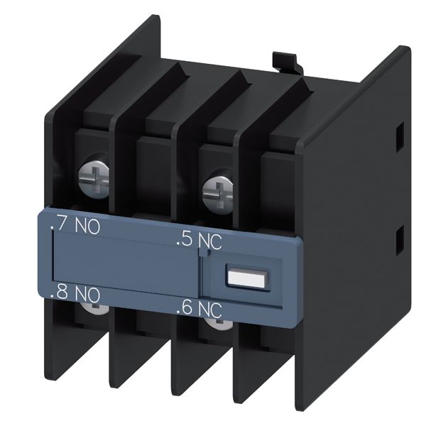 AUX.SWITCH BL 11U,1NO+1NC,FRONT CURR.PATH 1NO, --, 1NC, --, F. CONT. RELAYS A. MOTOR CONT., SZ S00 AND S0, RING CABLE LUG CONNECTION .7 / .8,-- / --,.5 /.6,-- / --