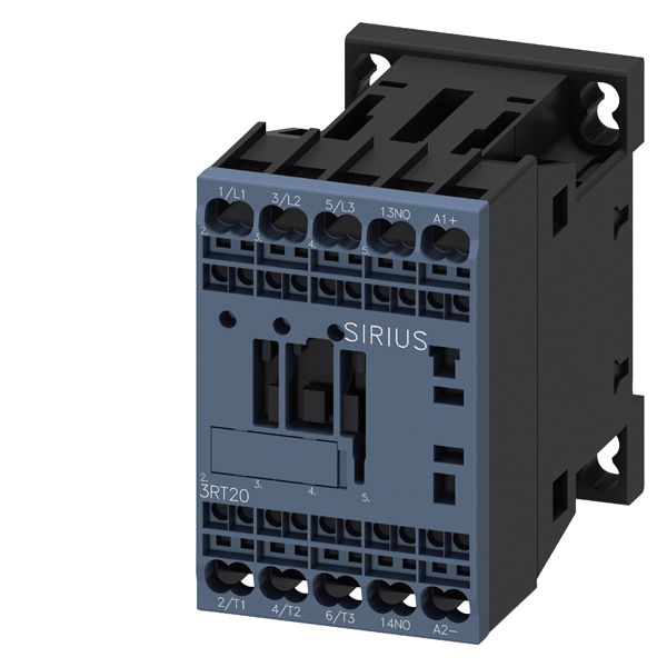 CONTACTOR, AC-3, 5.5KW/400V, 1NO, DC 24V, COM. CAPABILITY 3-POLE, SZ S00 SPRING-LOADED TERMINAL