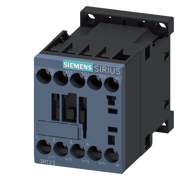 Cont., AC-1, 14.5KW/400V, AC-1 22a, AC 230v 50/60HZ, 4-pole, 4s, size s00, screw terminals