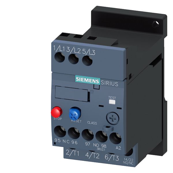 Overload relay 0.70...1.0 a for motor protection sz s00, class 10, stand-alone installation main circuit screw terminal aux. circuit screw terminal manual-automatic-reset