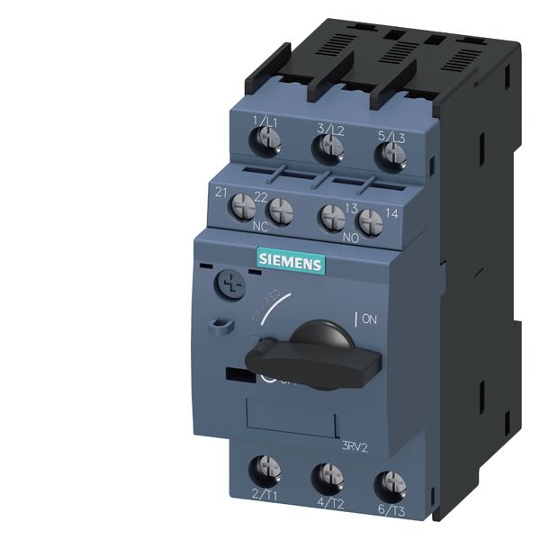 CIRCUIT-BREAKER SZ S00, FOR TRANSFORMER PROT. A-RELEASE 0.7...1 A, N-RELEASE 21A, SCREW CONNECTION, STANDARD SW. CAPACITY W. TRANSVERSE AUX. SWITCH 1NO+1NC